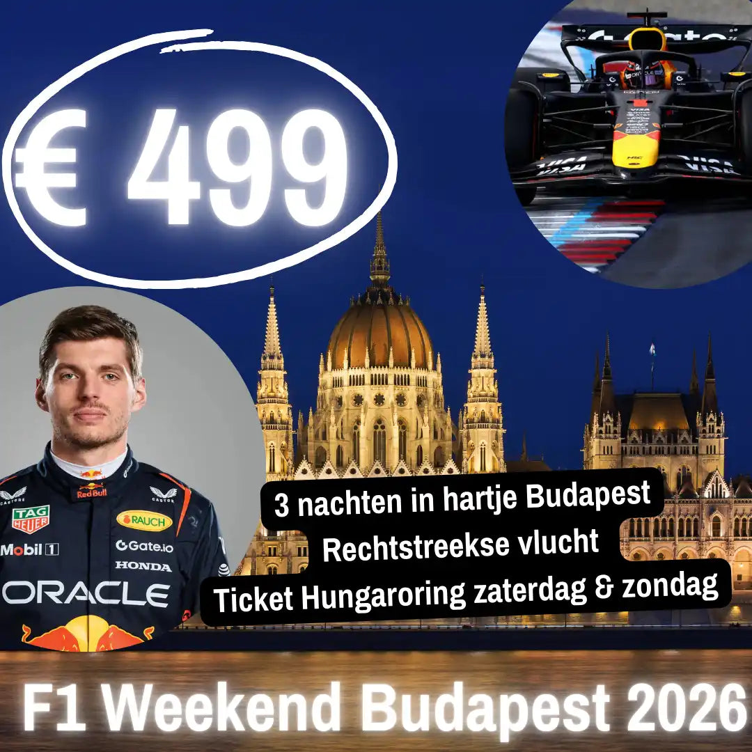 Formula 1 weekend package to Budapest for €499.