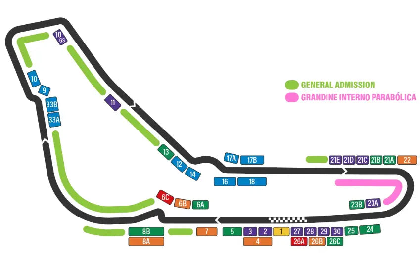 F1-arrangement Monza F1 2026 (via Brussel)
