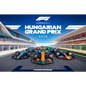 F1 Budapest 2026 Weekend General Admission ticket for Formula 1 Hungarian Grand Prix at Hungaroring from July 24-26, 2026, with a spot on the hills.