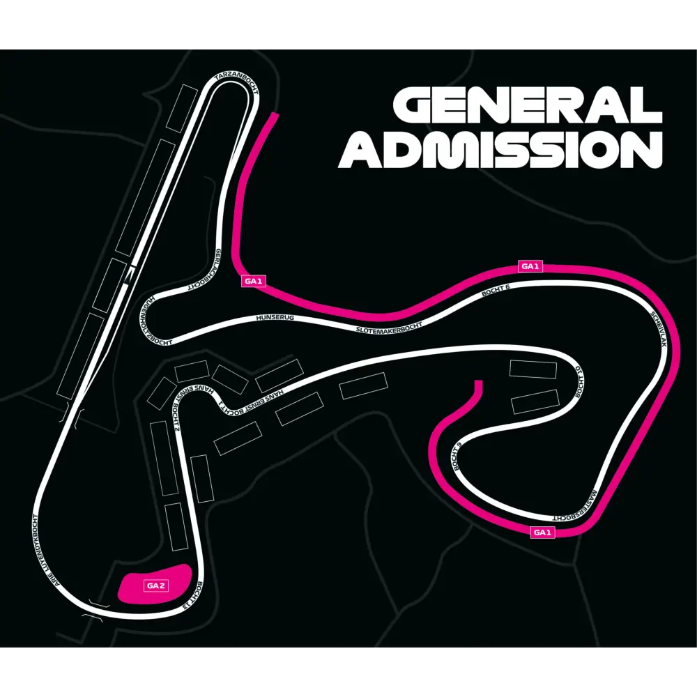 F1 Zandvoort 2026 TICKET ONLY - Passe Partout- General Admission
