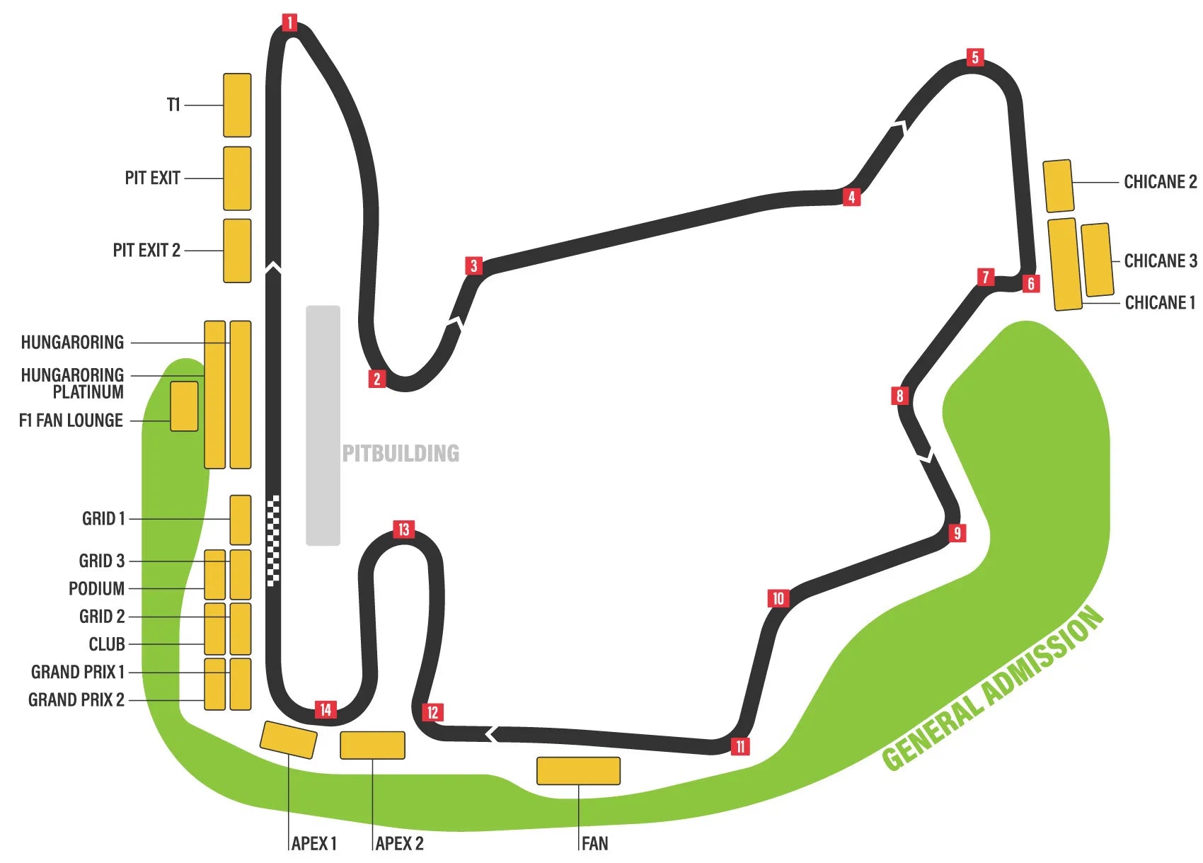 F1-arrangement Budapest F1 2026
